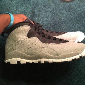 Retro air jordan 10 smoke greys Size 10.5